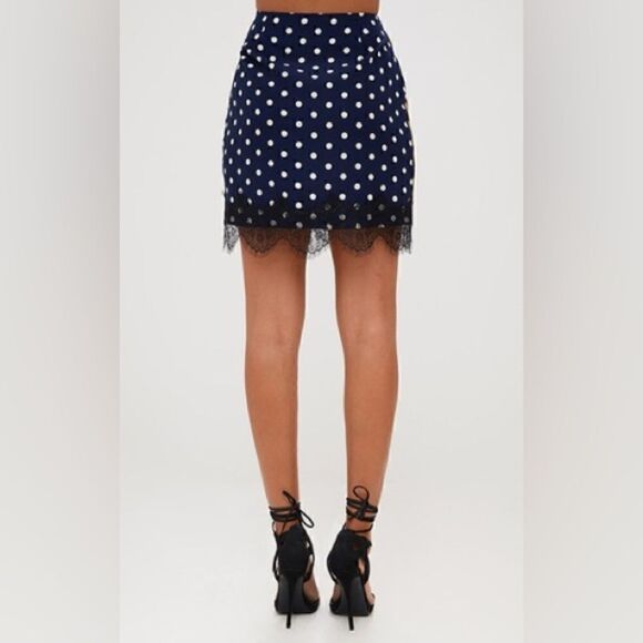 Wildly Chic: Pretty Little Things Mixed Print Skirt - Picture 3 of 6